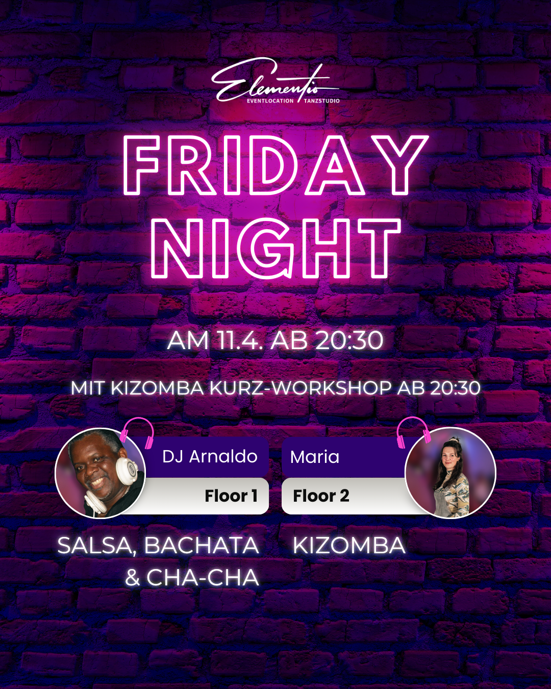 Elementio Friday Night 11.4. Elementio Friday Night 11.4.