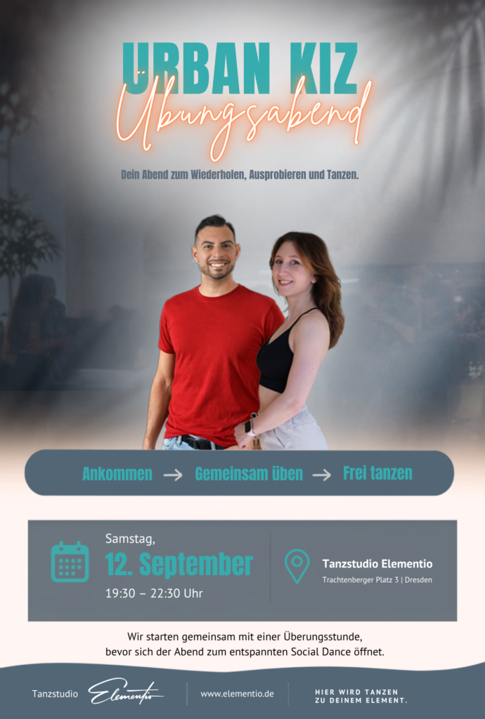 12.9. Kiz Tanzübungsabend
