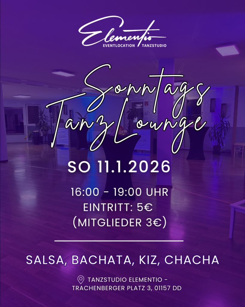 Elementio Sonntags Tanz Lounge 11.1