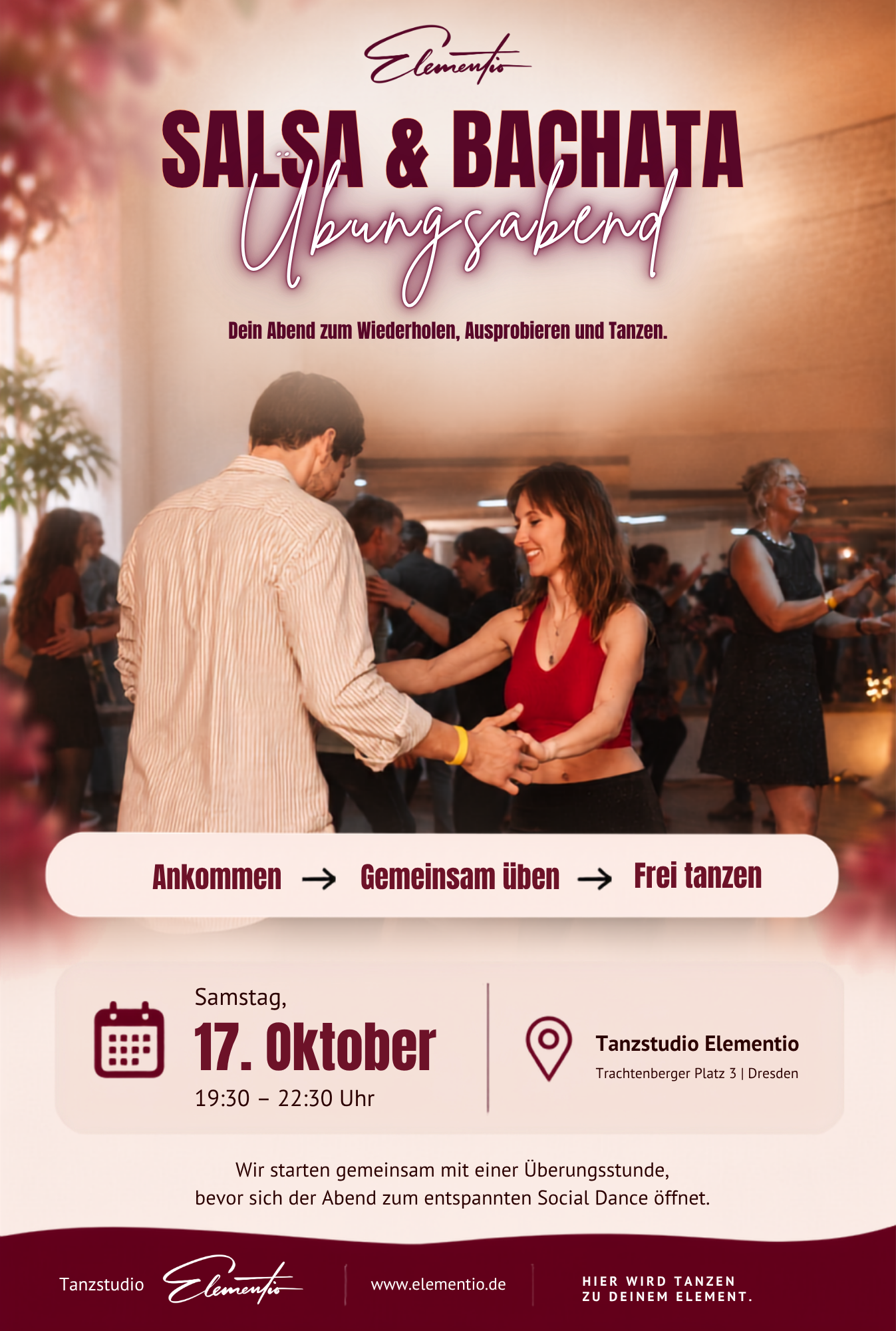 17.10. Salsa & Bachta Tanzübungsabend
