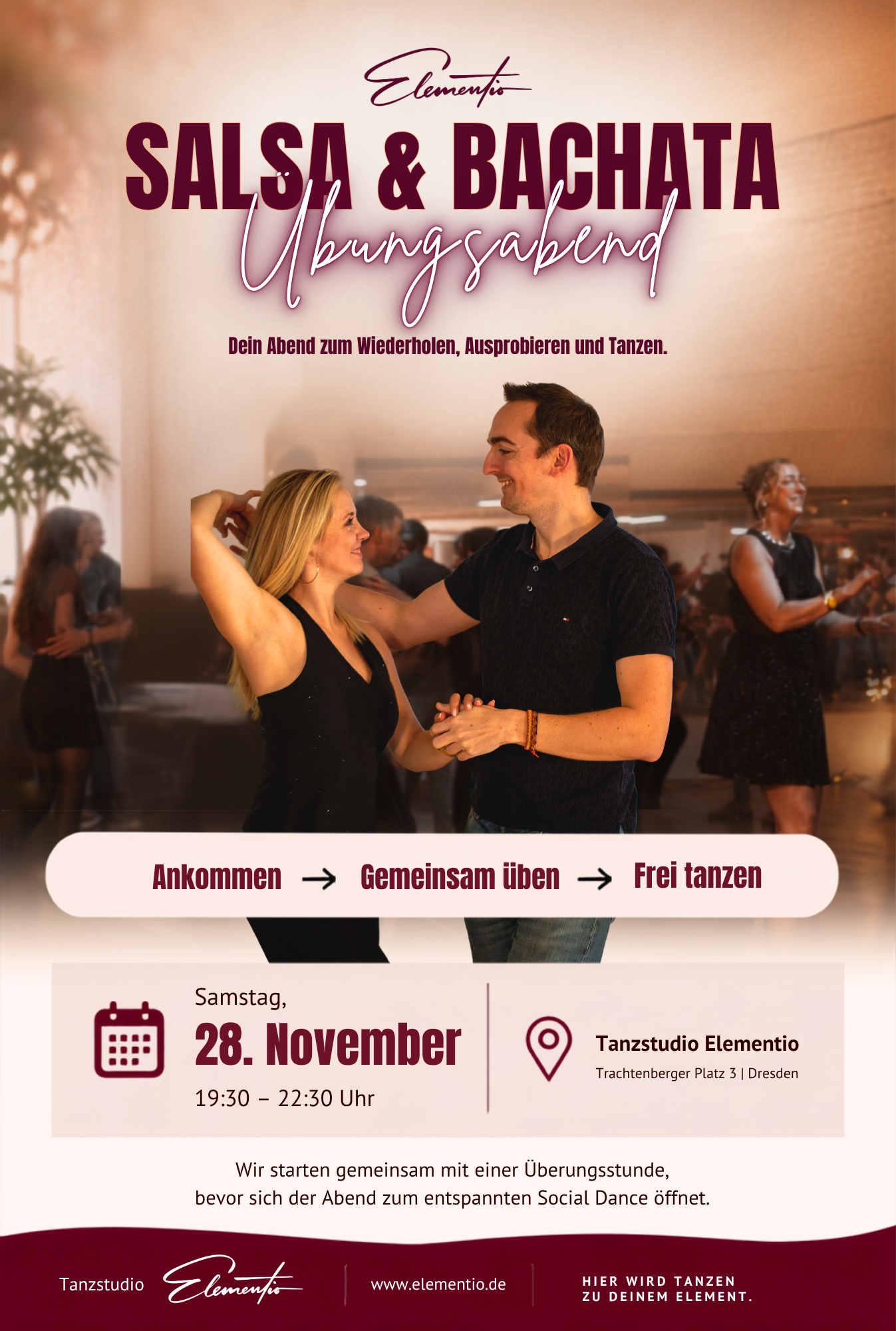 28.11. Salsa & Bachata Tanzübungsabend